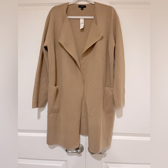 J.Crew NWT Juliette collarless sweater-blazer sz L - Picture 6 of 10